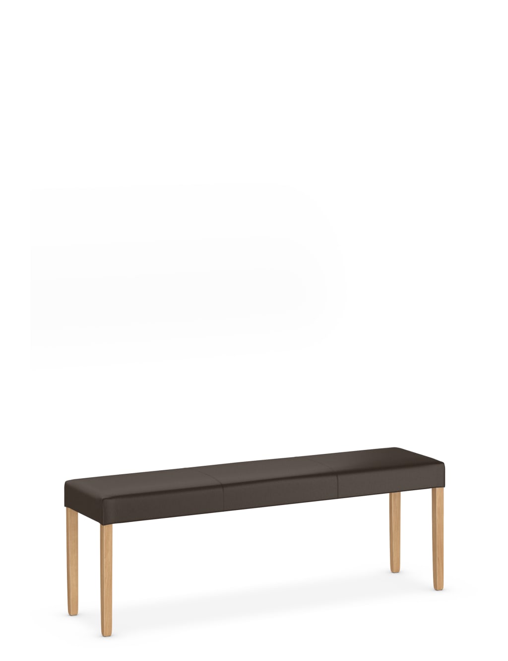 Alton Brown Leather Bench 3 of 7