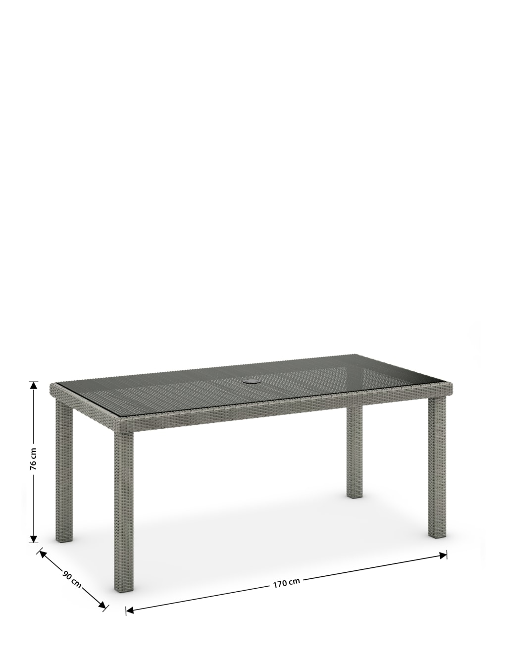 Marlow Garden Dining Table with Benches 6 of 6