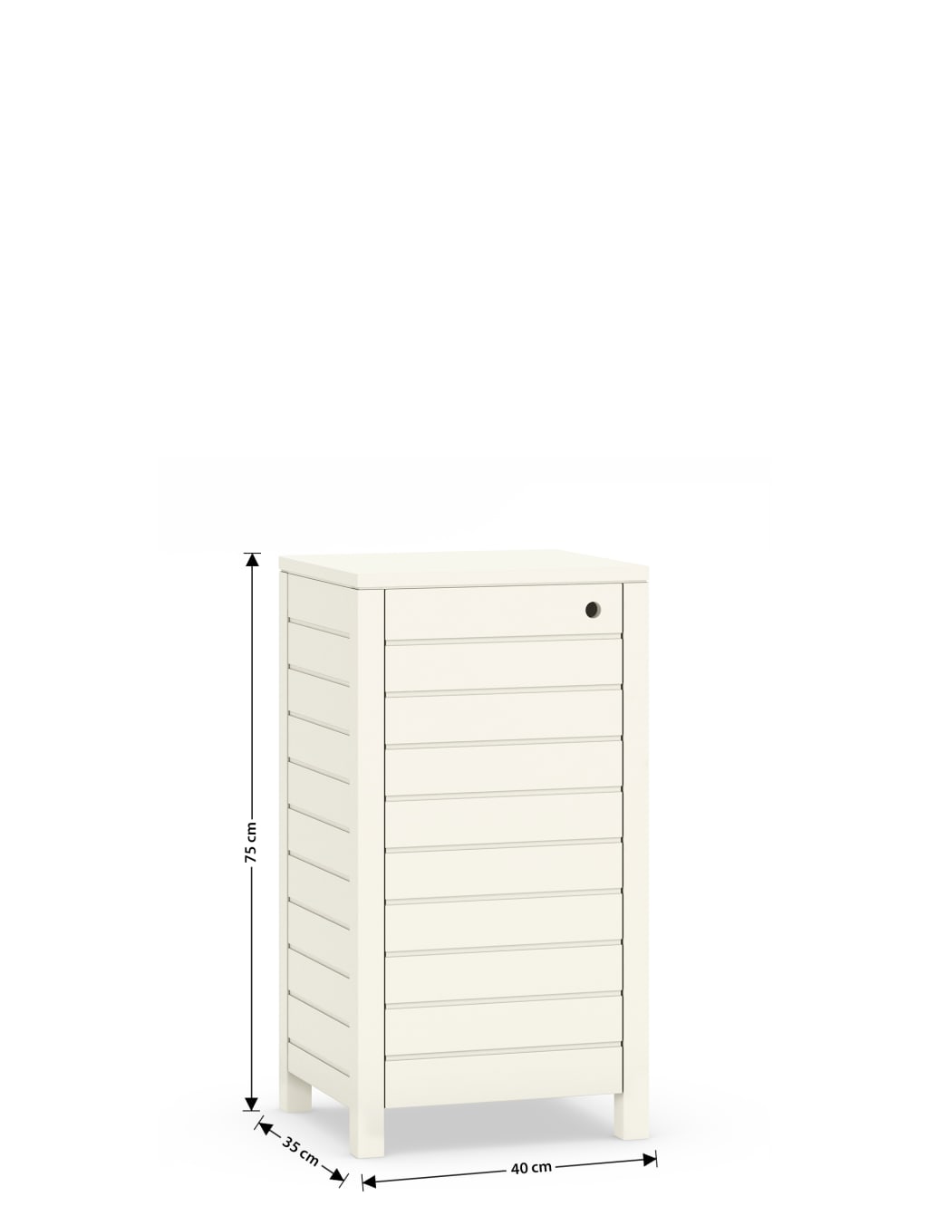 Nagoya Floor Cabinet White 7 of 7