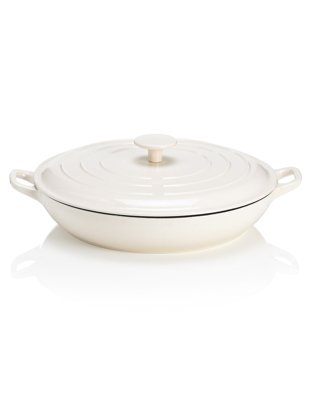 Cast Iron Shallow Casserole 1 of 3