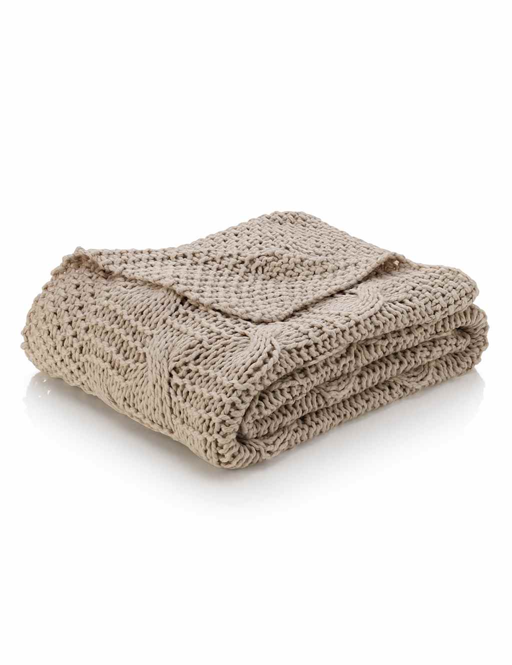 Chunky Knit Throw 1 of 3