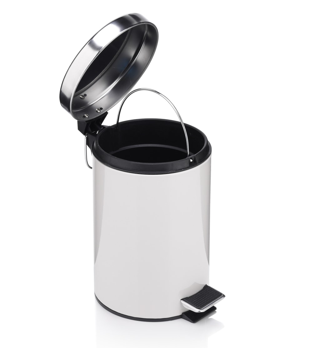 Flat Top Pedal Bin 2 of 2