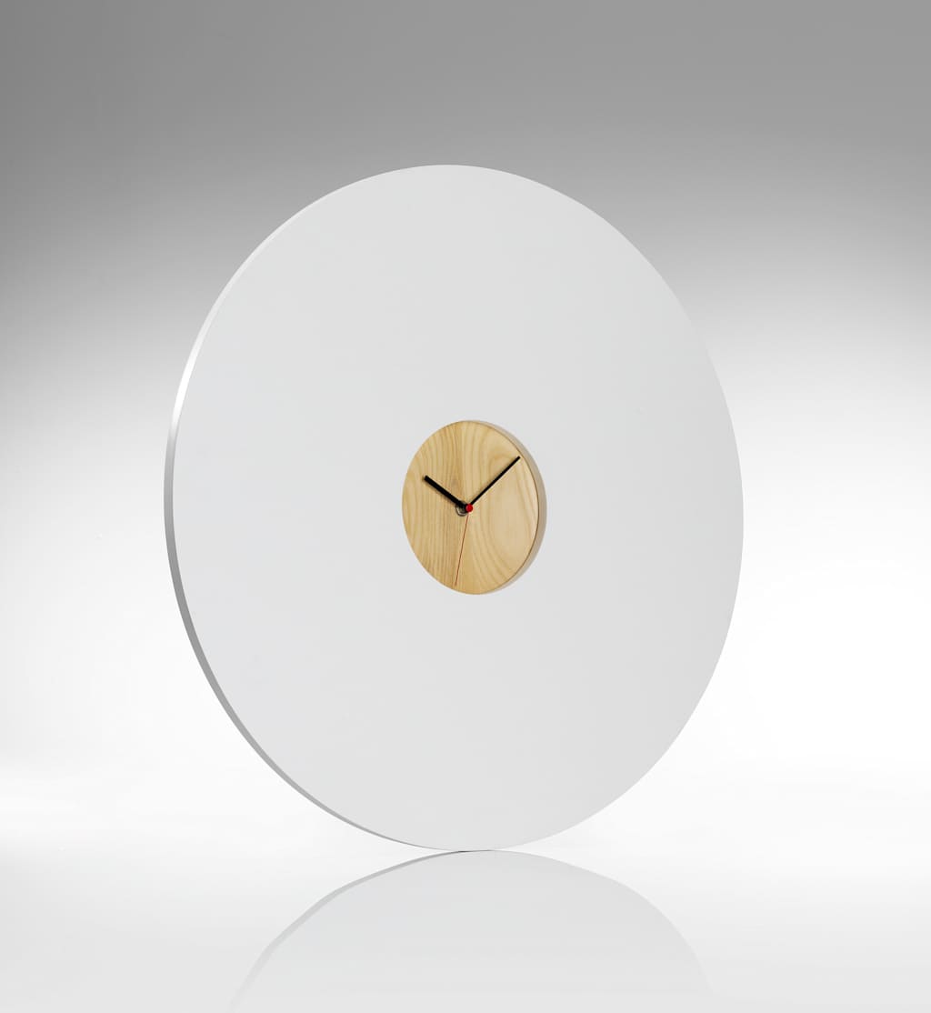 Conran Wood Centrewall Clock 2 of 3