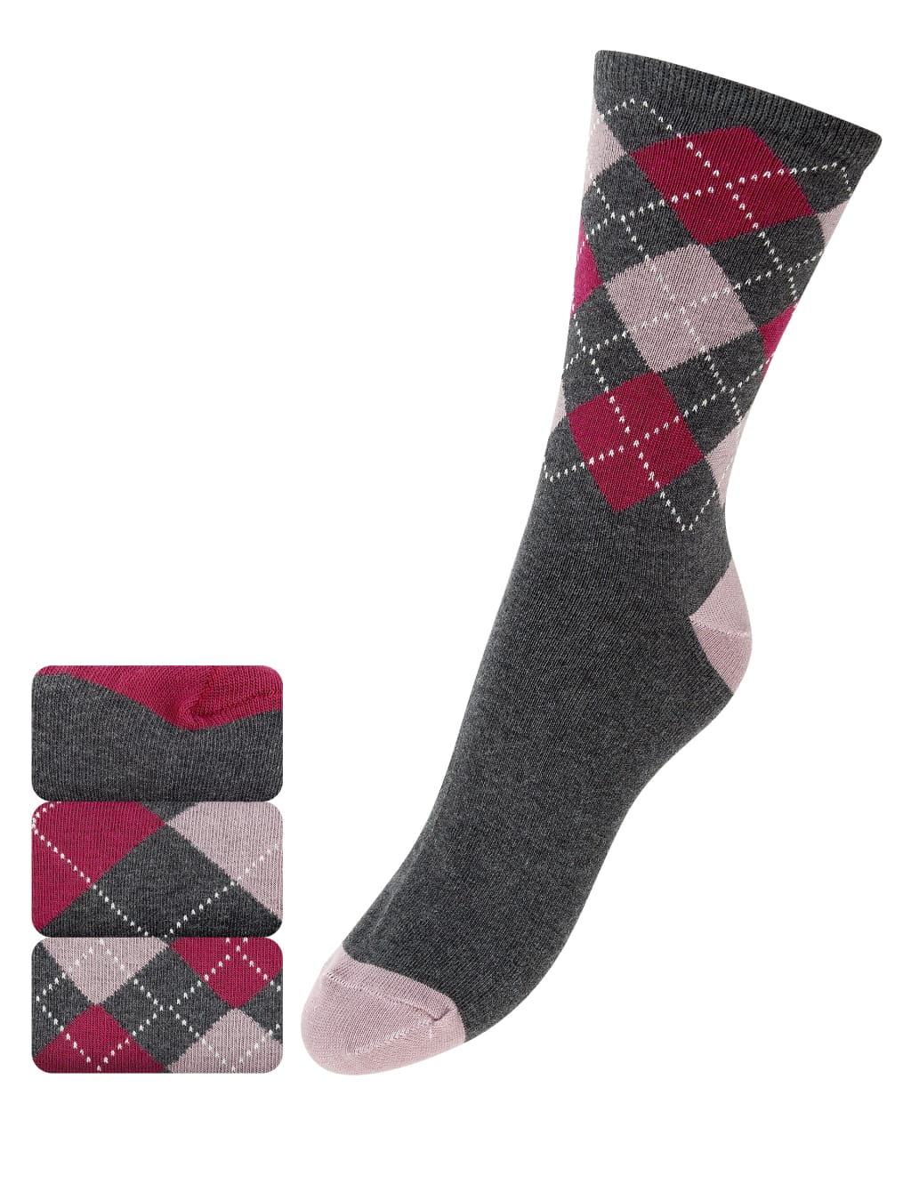 Argyle Socks 3 Pairs Pack 1 of 1