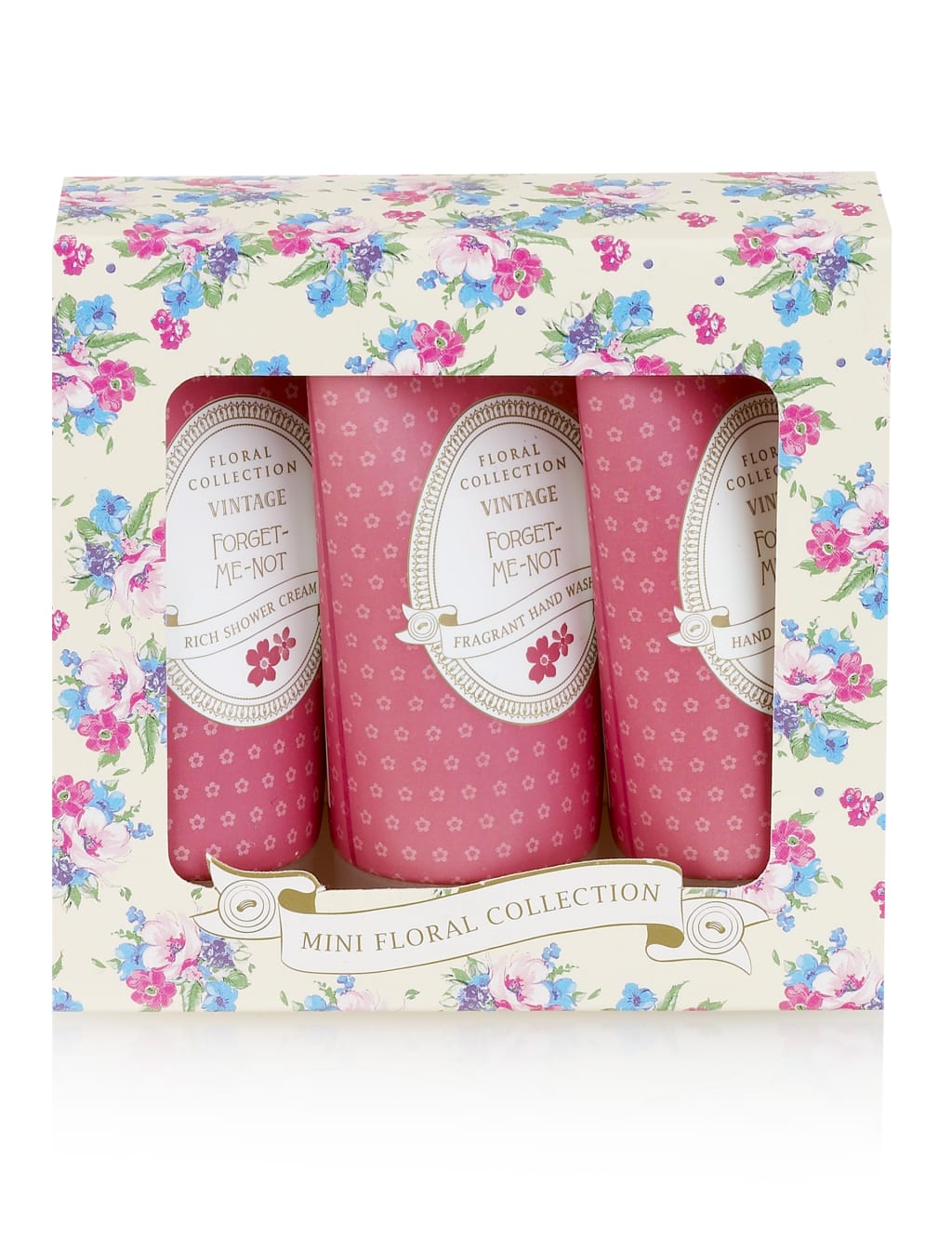 Vintage Inspired Forget-Me-Not Mini Gift Set 1 of 2