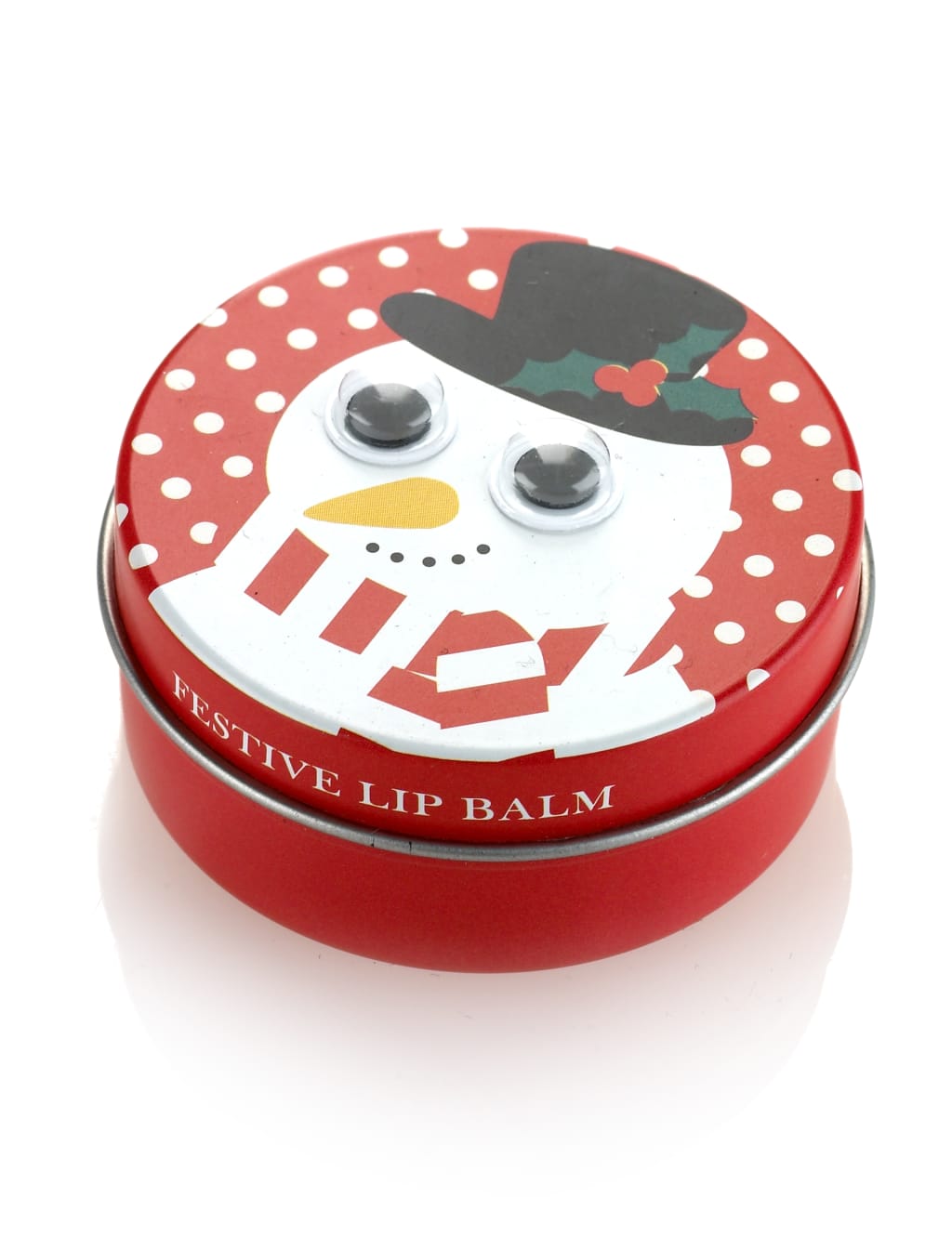 Happy Holidays Festive Lip Balm Tin 10g 1 of 2