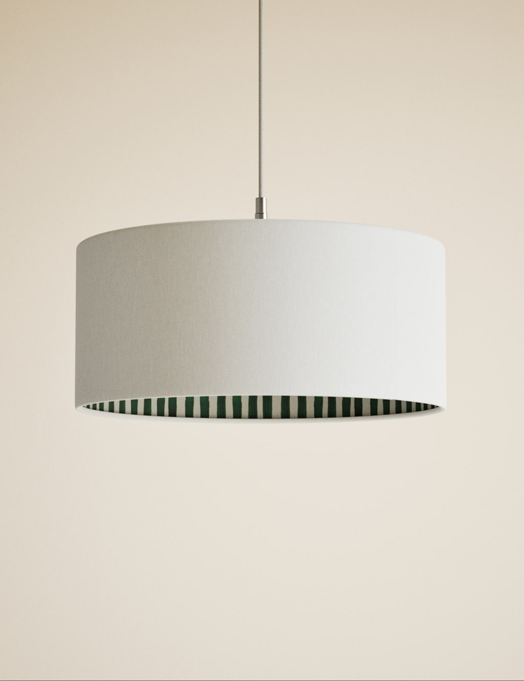 Watercolour Stripe Drum Lamp Shade 3 of 5