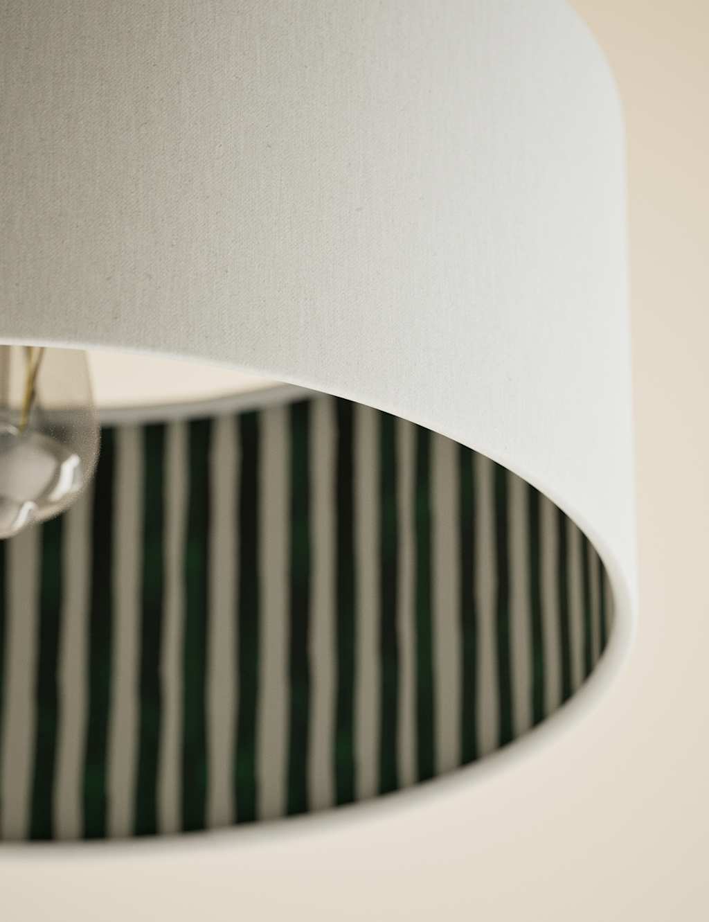 Watercolour Stripe Drum Lamp Shade 4 of 5