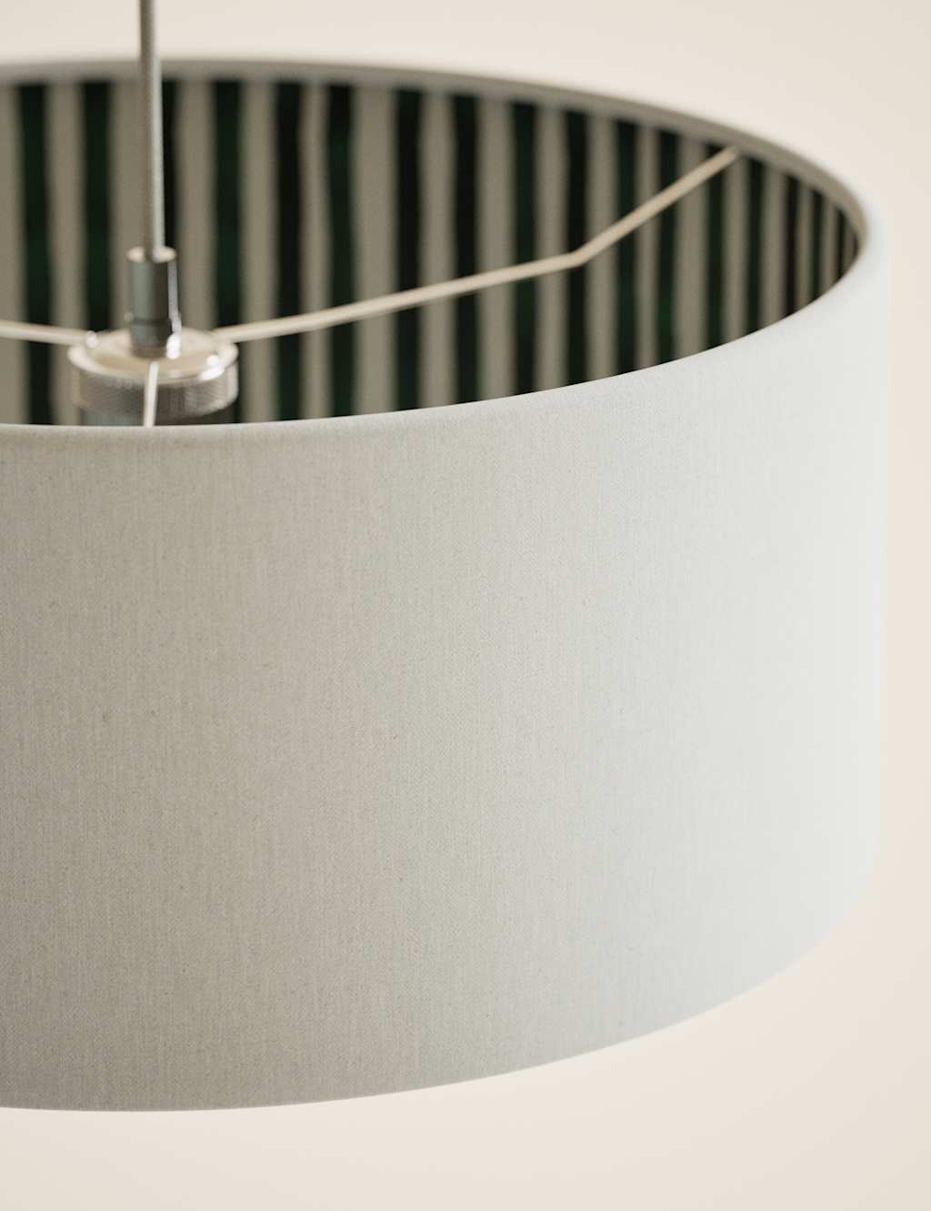 Watercolour Stripe Drum Lamp Shade 5 of 5