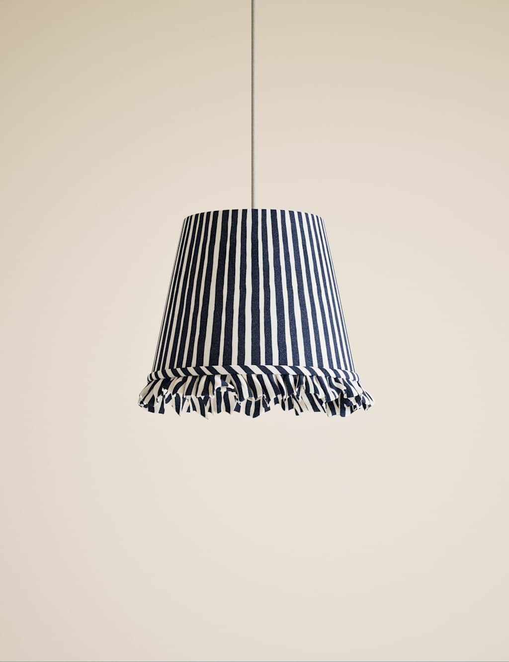 Watercolour Stripe Ruffle Edge Lamp Shade 3 of 5