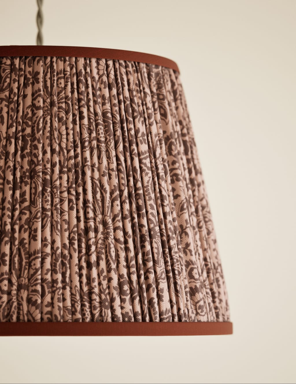 Paisley Pleated Lamp Shade 4 of 5