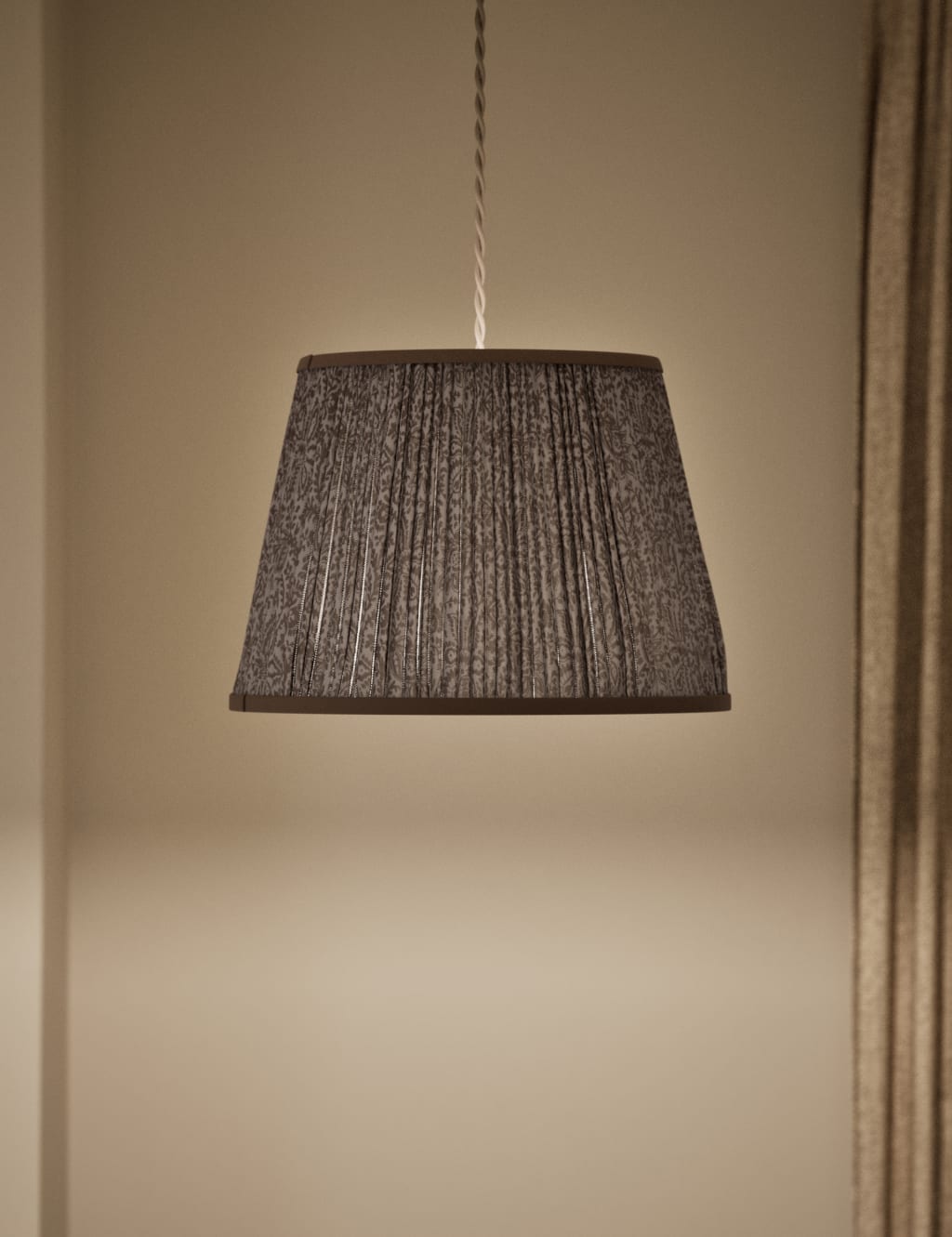 Paisley Pleated Lamp Shade 2 of 5