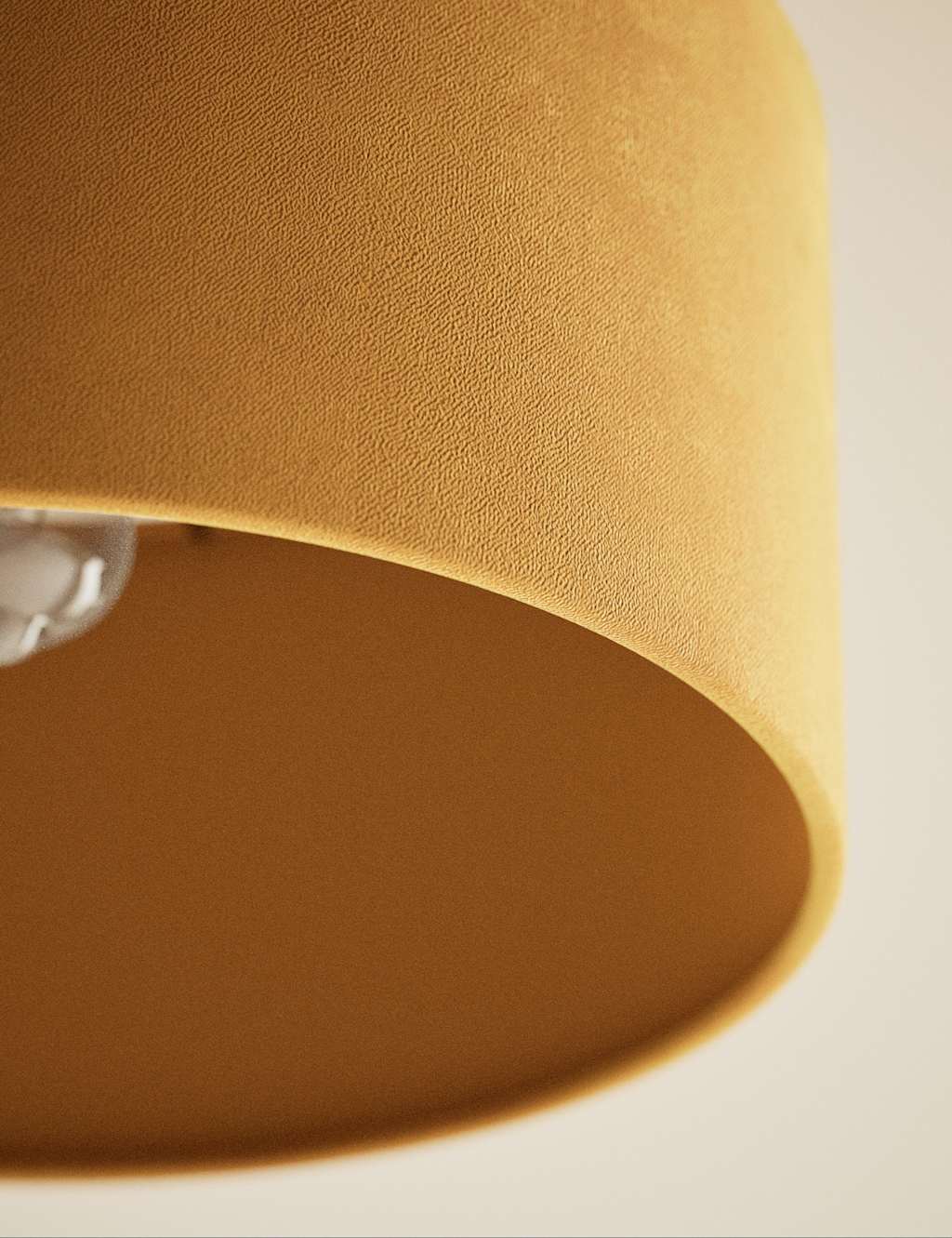 Velvet Oversized Ceiling Lamp Shade 4 of 6