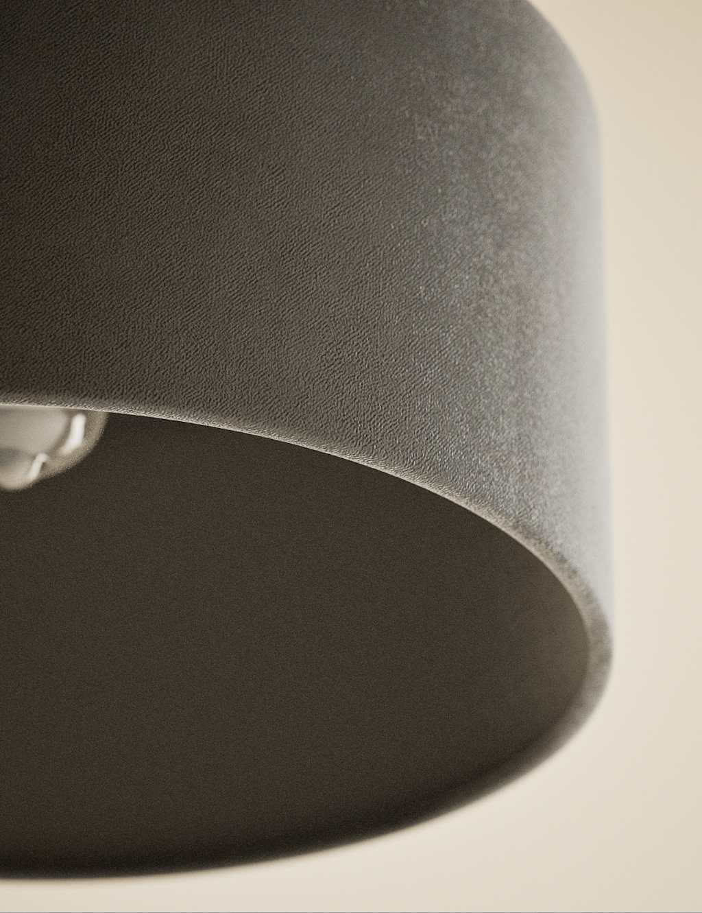 Velvet Oversized Ceiling Lamp Shade 4 of 5