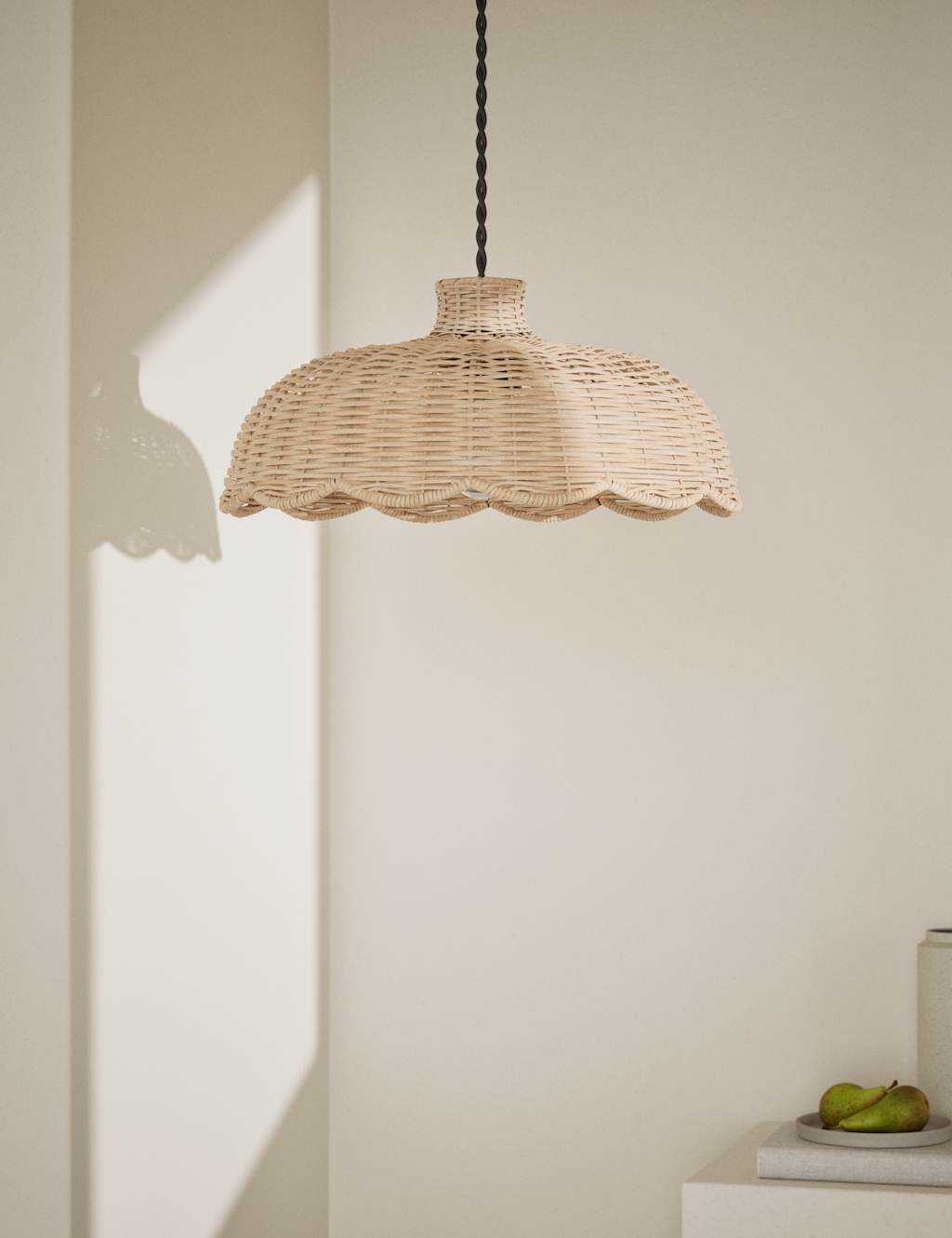 Scallop Rattan Shade 1 of 6