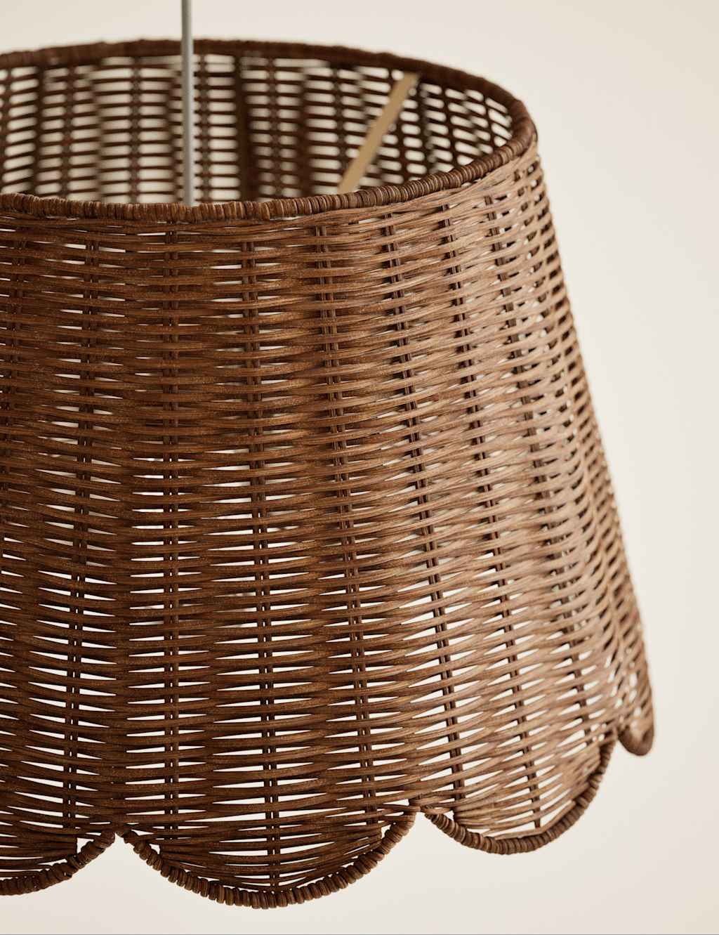 Wicker Scallop Lamp Shade 5 of 5
