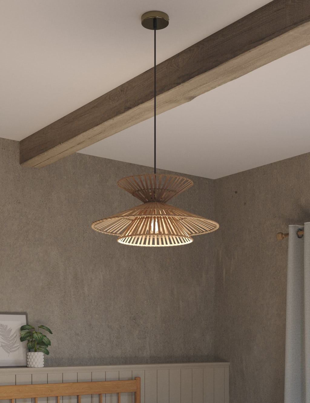 Wicker Pendant Light 2 of 6