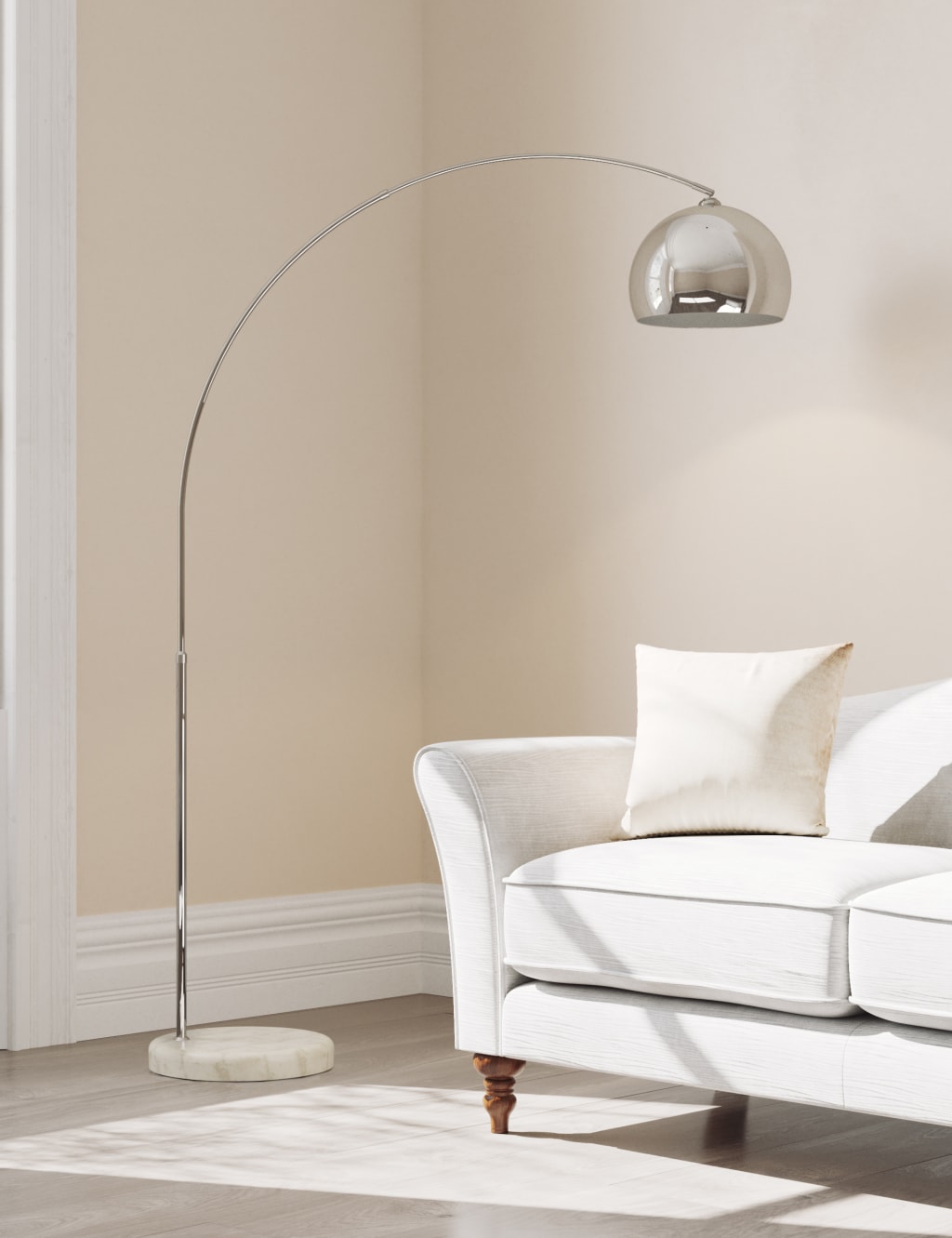 Finley Curved Floor Lamp 3 of 5