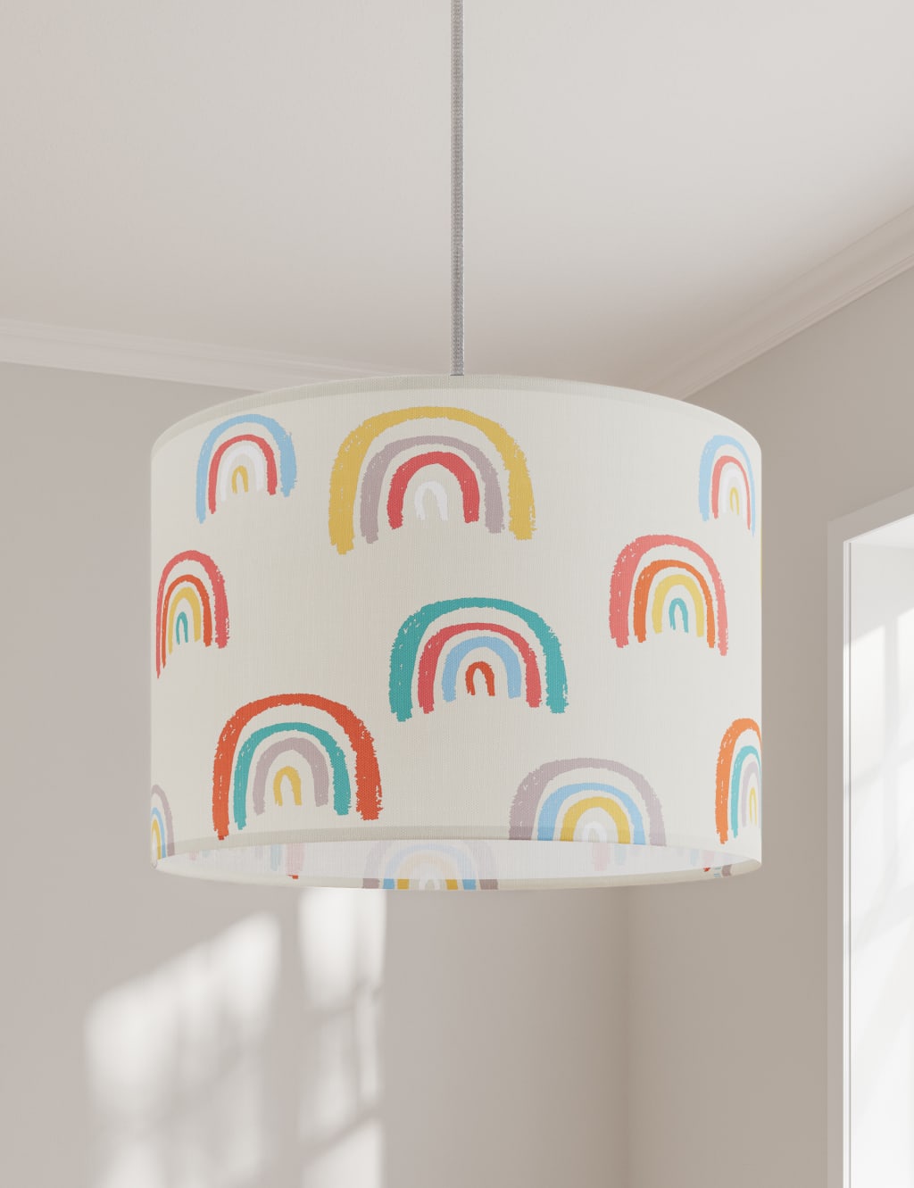 Rainbow Print Ceiling Lamp Shade 3 of 5