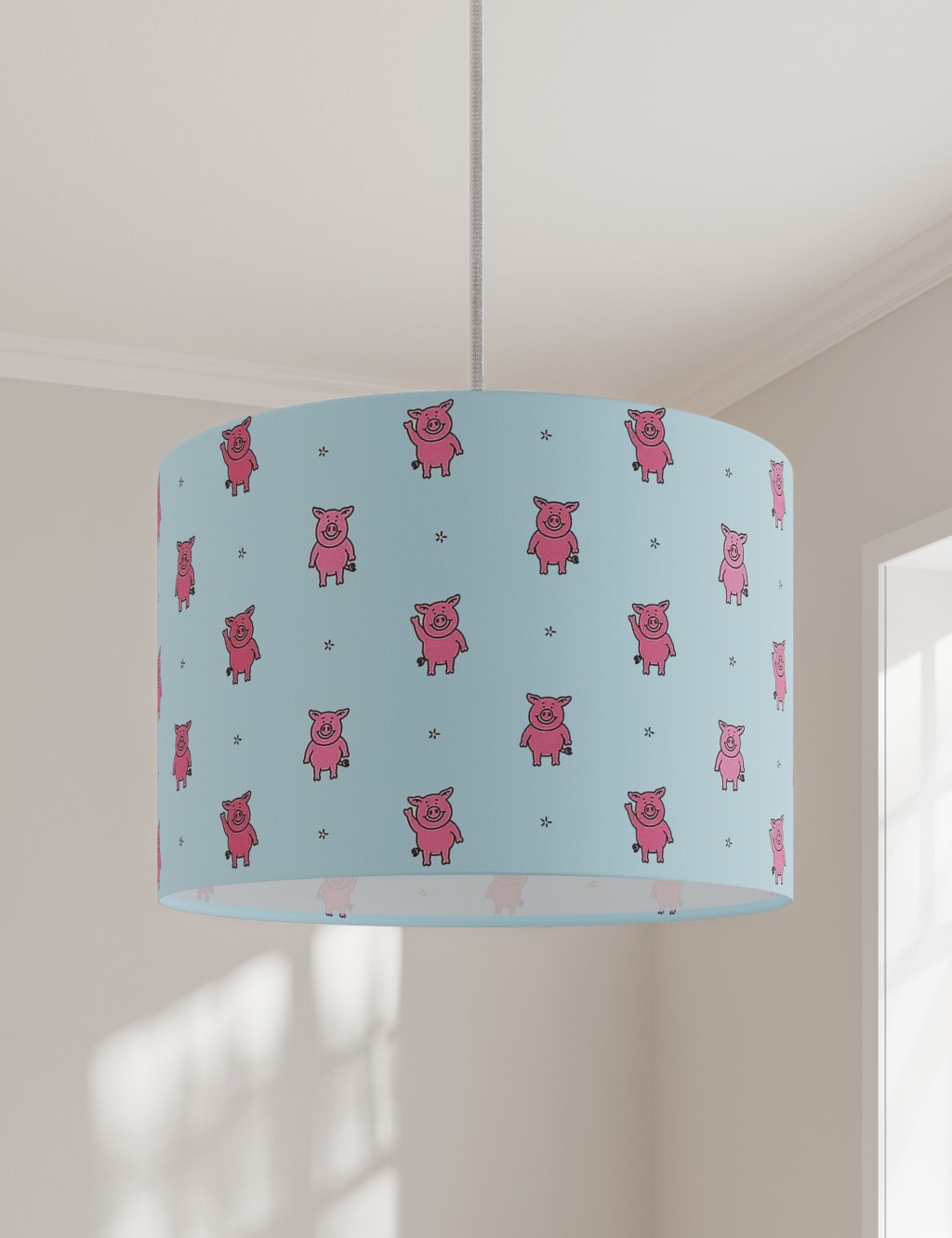Percy Pig™ Print Ceiling Lamp Shade 3 of 6