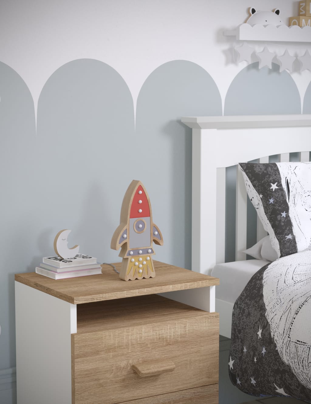 Kids' Rocket LED Table Lamp 3 of 7