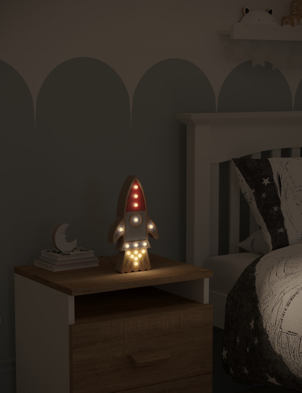 Kids' Rocket LED Table Lamp 2 of 7