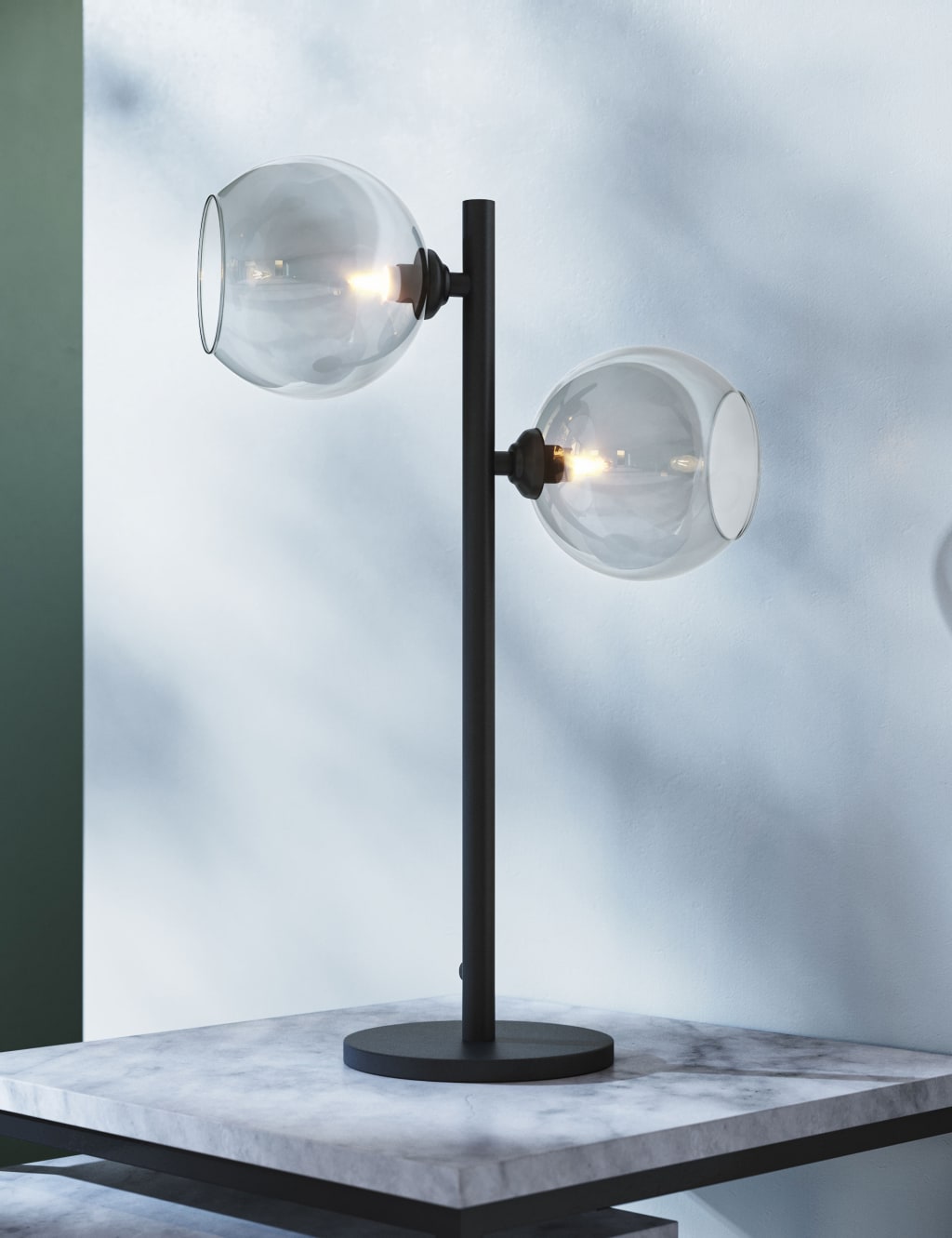 2 Light Globe Table Lamp 2 of 6
