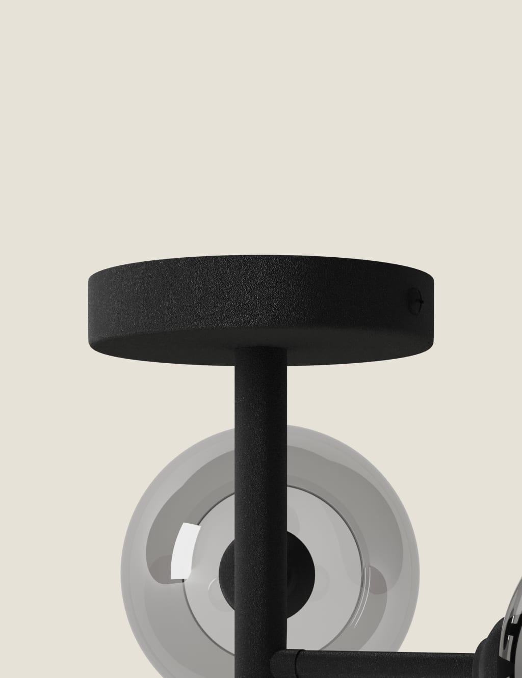 3 Light Globe Flush Ceiling Light 6 of 6