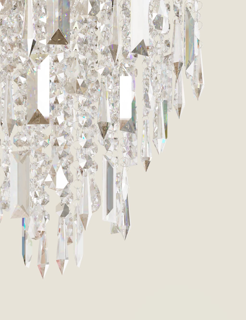 Glamour Beaded Flush Light 4 of 6
