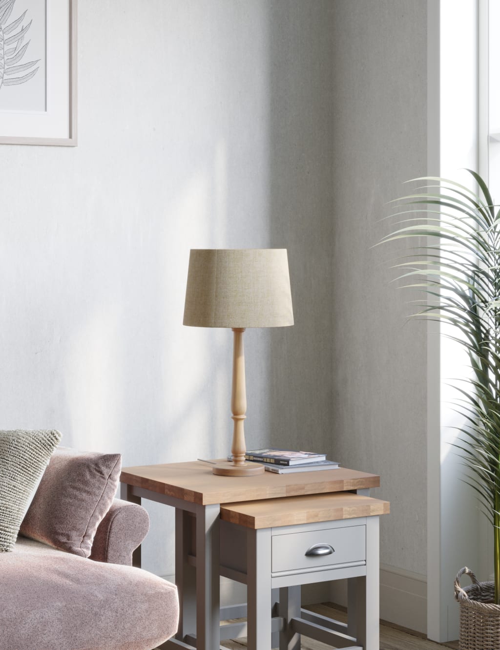 Wooden Table Lamp 4 of 7