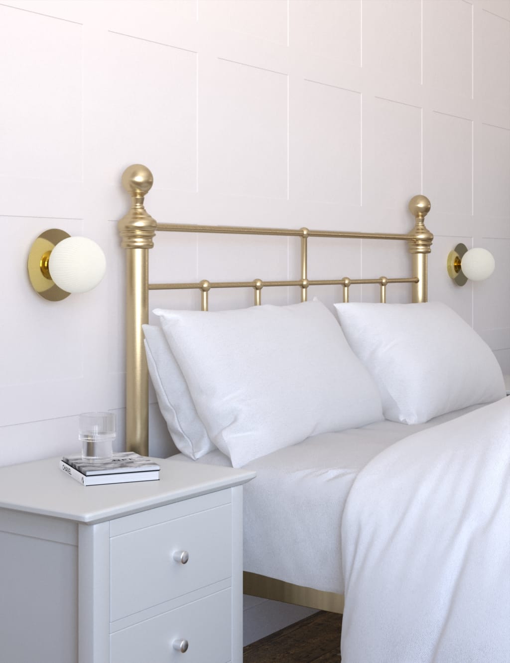 Set of 2 Globe Wall Lights 4 of 7