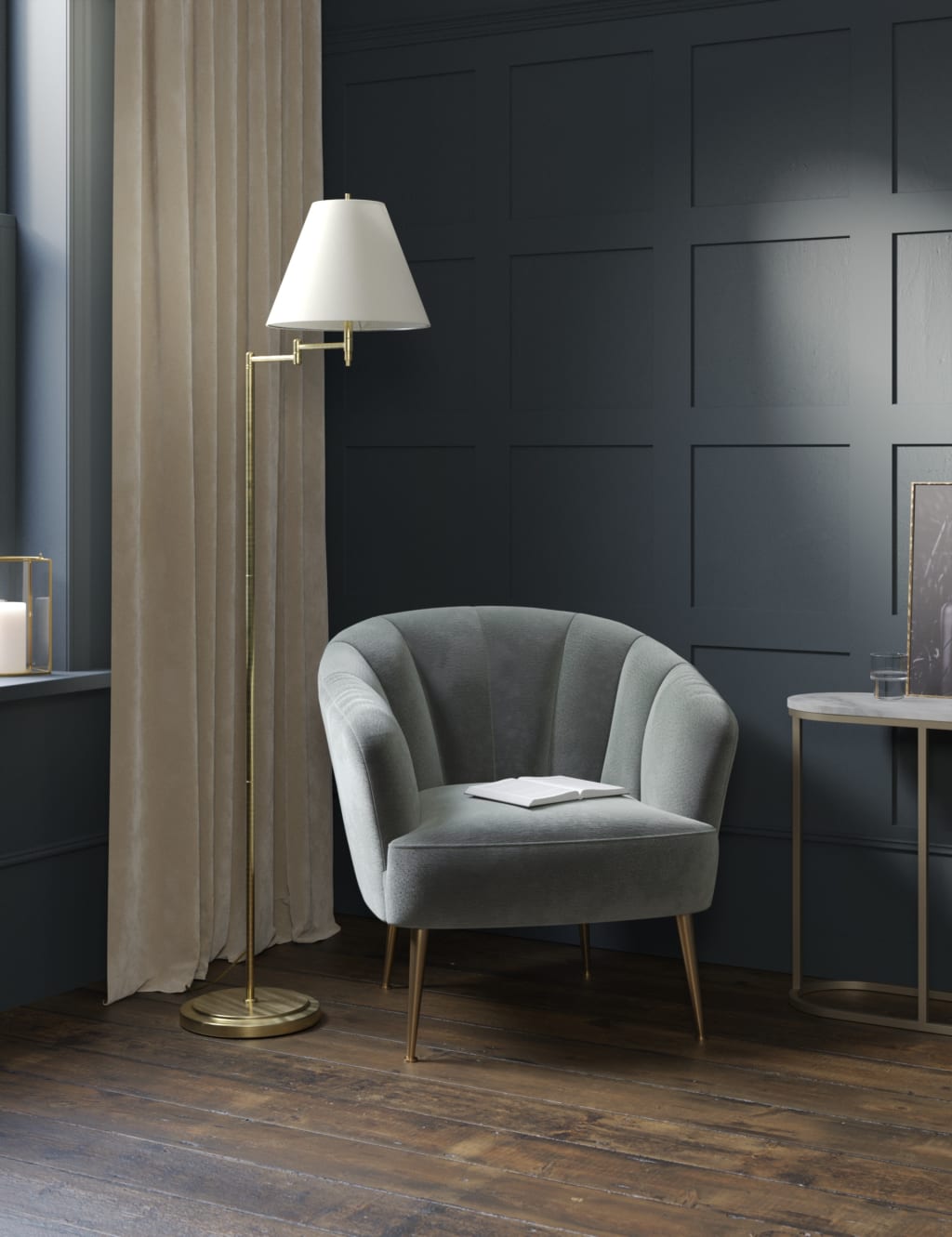 Swivel Arm Floor Lamp 4 of 7