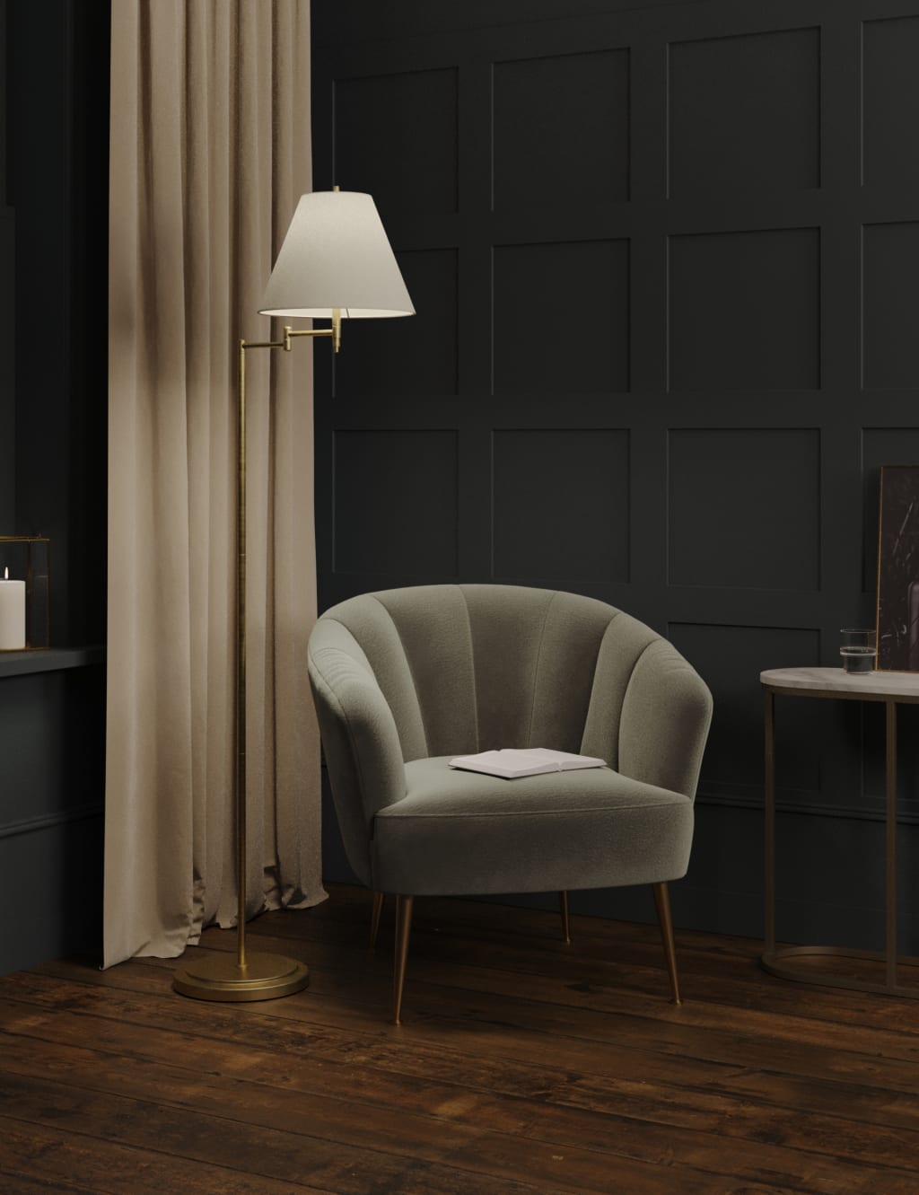 Swivel Arm Floor Lamp 2 of 7