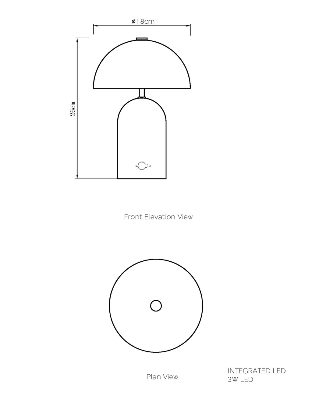 Colby Rechargeable Lamp 6 of 7