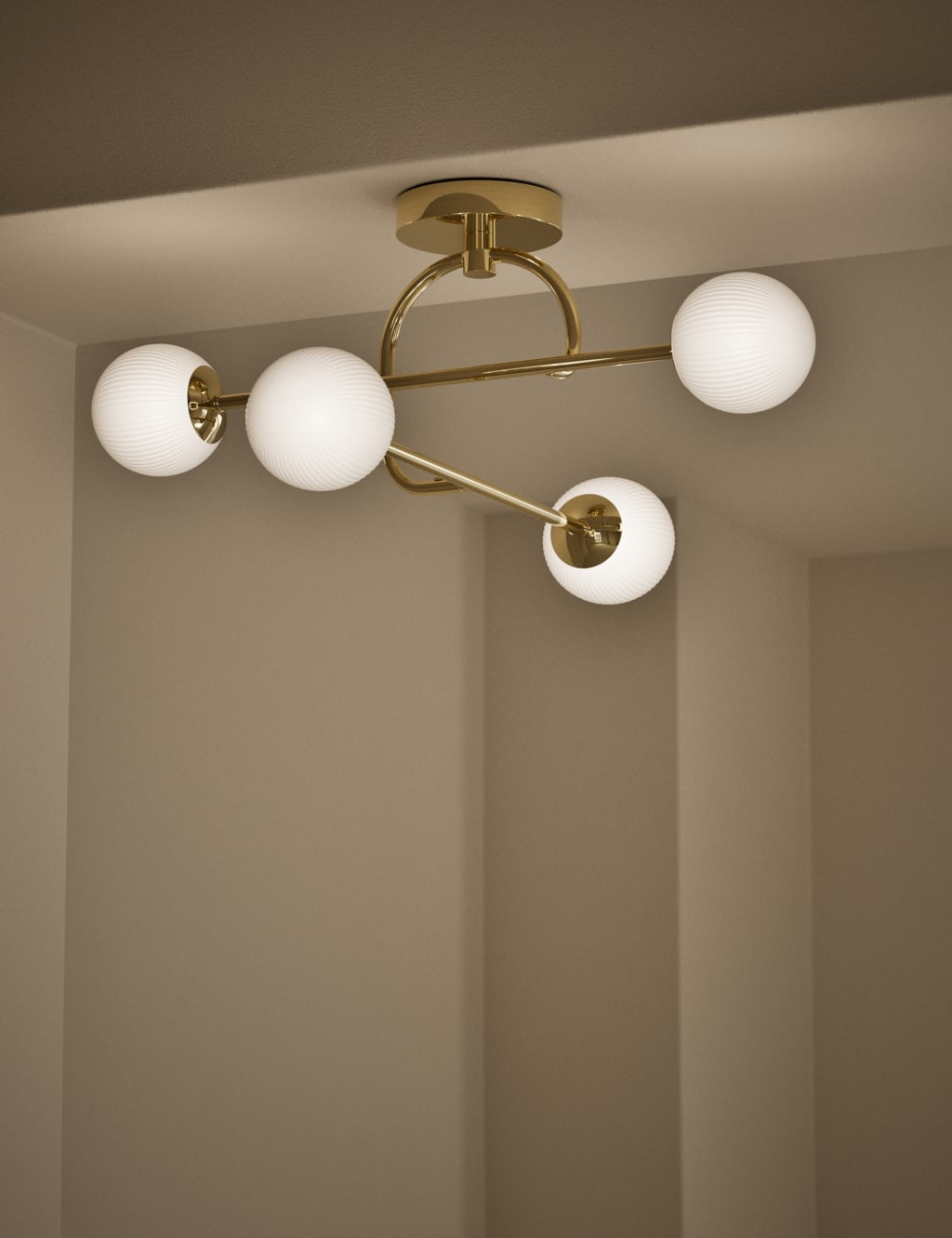 Parker Flush Ceiling Light 2 of 5
