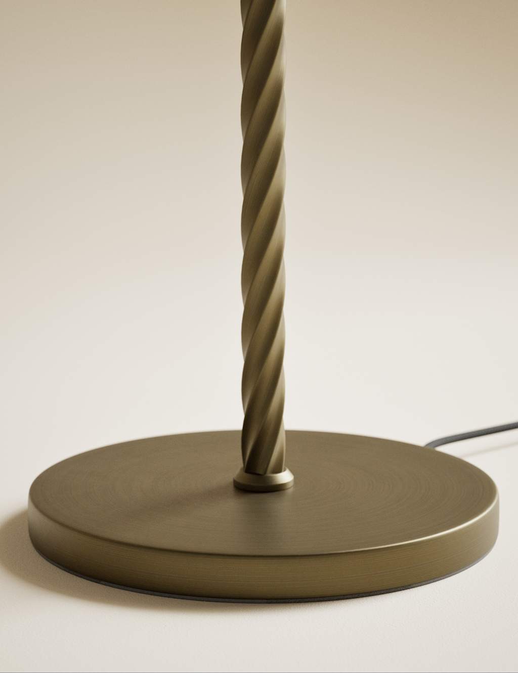 Metal Twisted Floor Lamp Base 3 of 5