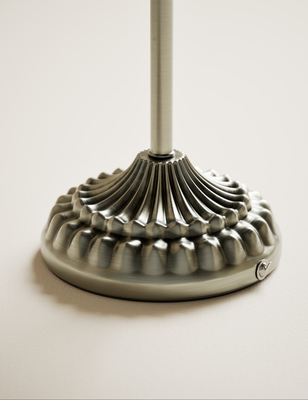 Floral Pleated Rechargeable Table Lamp 4 of 5