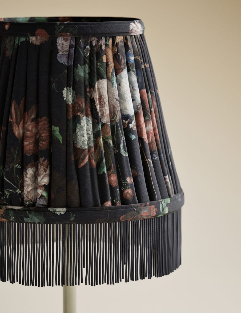 Floral Pleated Rechargeable Table Lamp 5 of 5