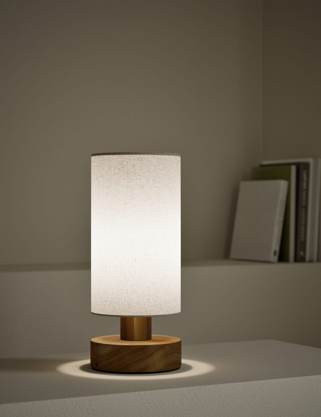 Wooden Table Lamp 2 of 5