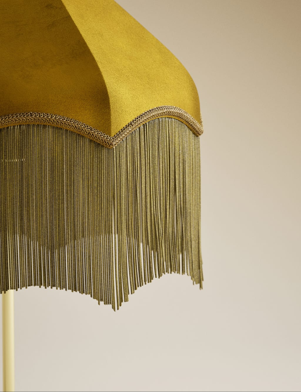 Velvet Fringed Table Lamp 5 of 5