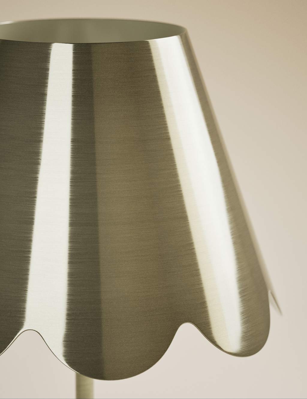 Brass Scallop Table Lamp 5 of 5