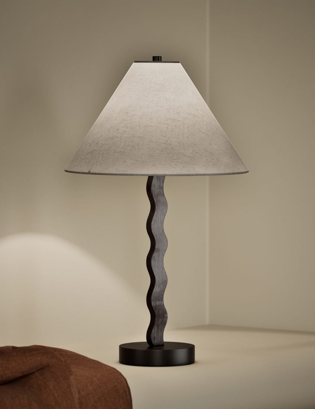 Wooden Wobble Table Lamp 2 of 5