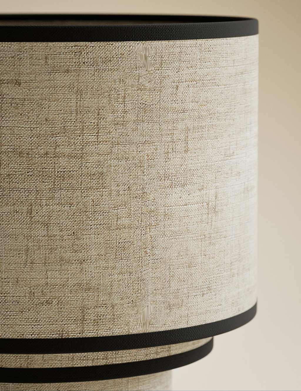 Layer Drum Table Lamp with Contrast Trim 5 of 6