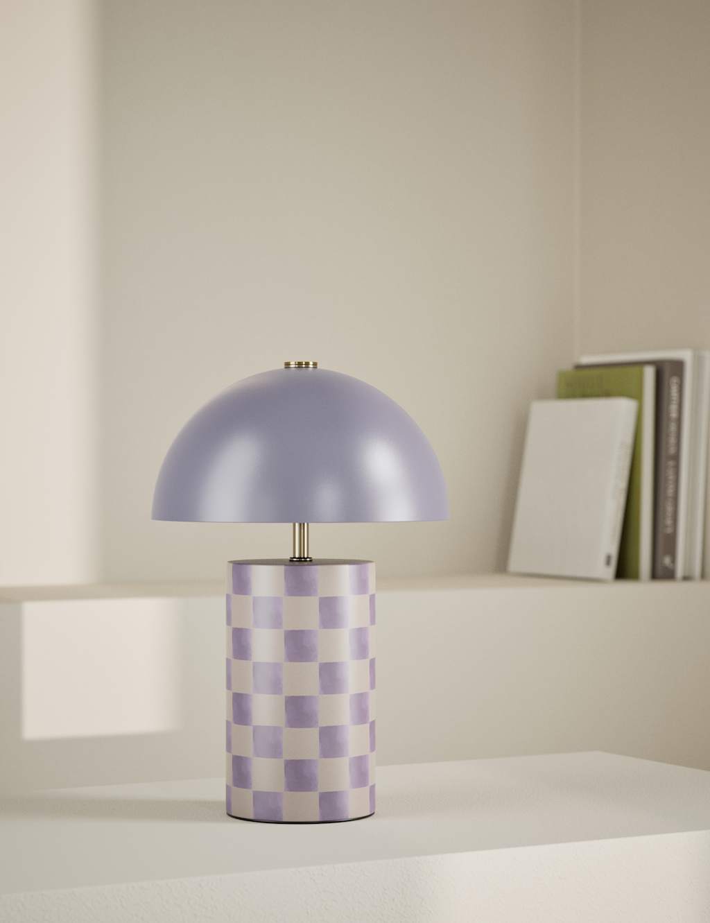Colby Printed Rechargeable Table Lamp 1 of 5