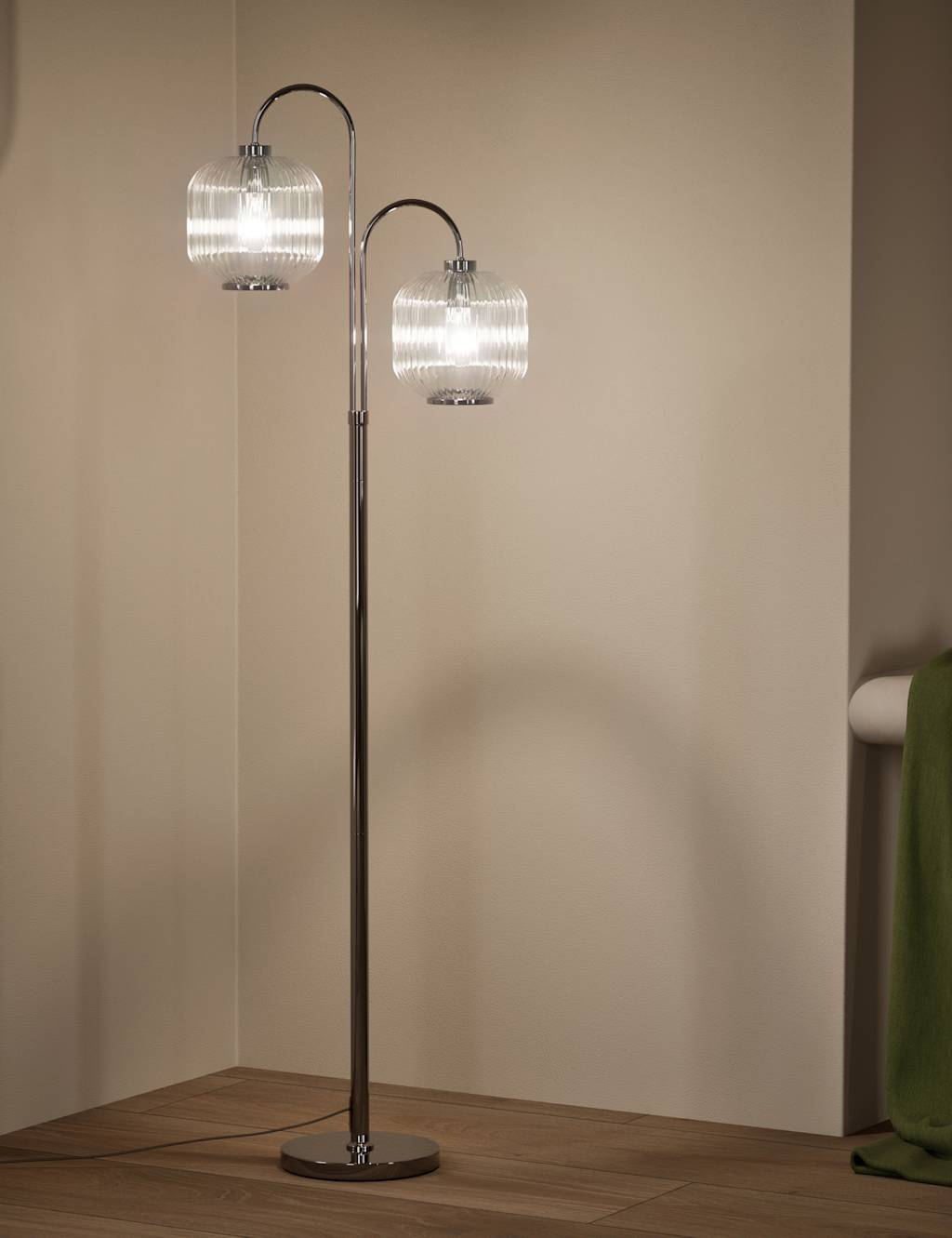 Amelia Ridged Floor Lamp 2 of 5
