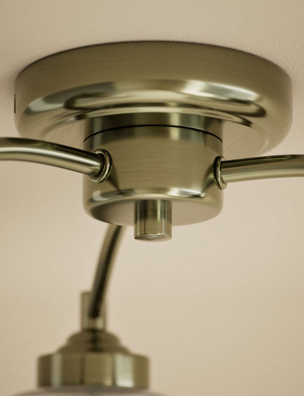 Core Glass & Metal Multi Flush Ceiling Light 4 of 5