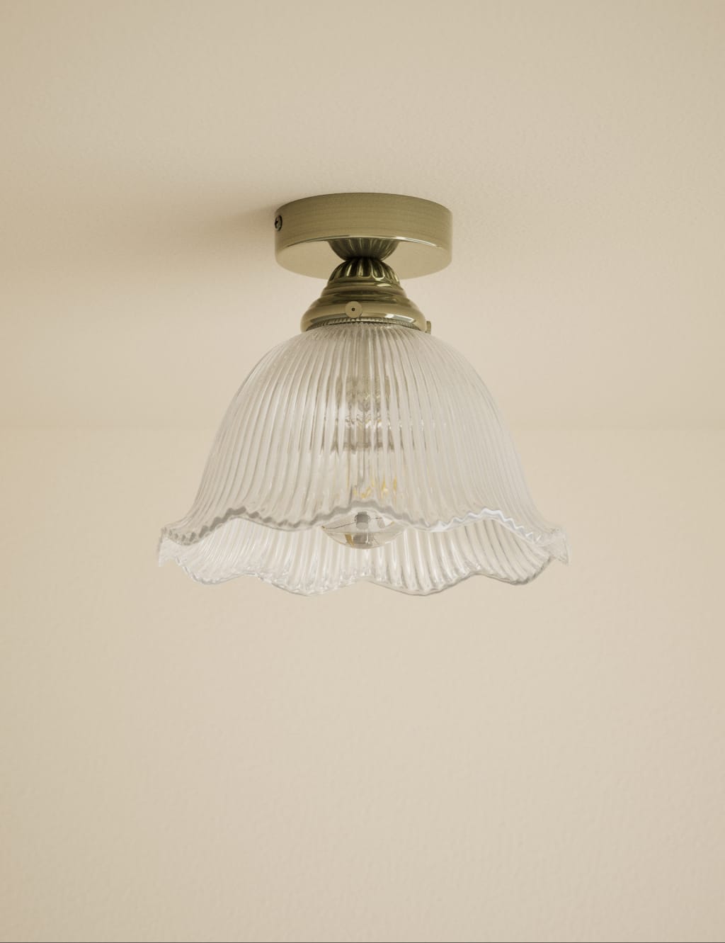 Josephine Glass Flush Ceiling Light 3 of 5