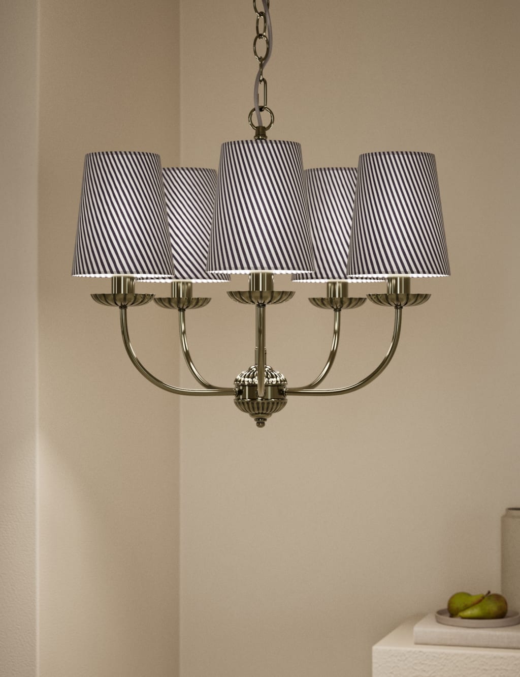Heritage Striped Chandelier 2 of 5