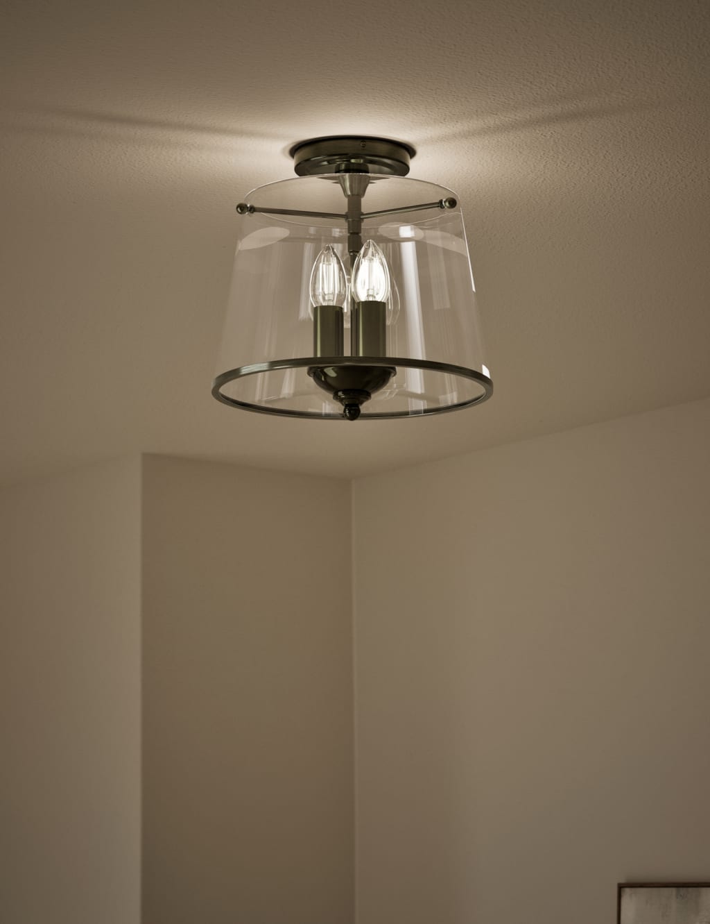 Elisabeth Glass Flush Ceiling Light 2 of 5