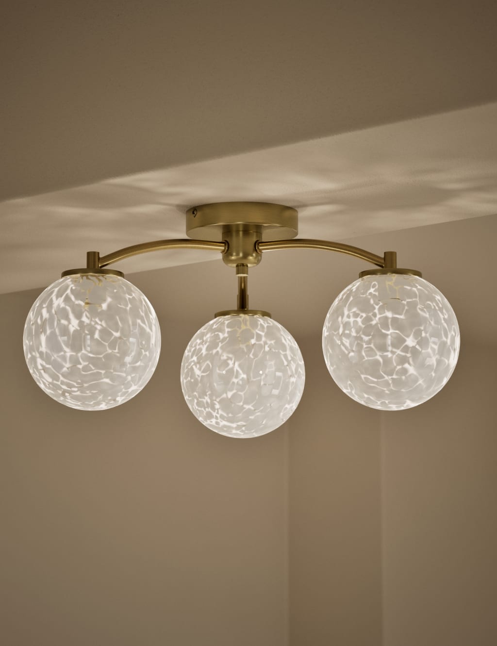 Confetti Glass Multi Flush Ceiling Light 2 of 5
